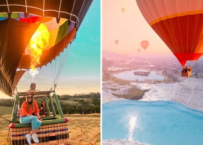 Pamukkale Hot Air Balloon Ride From Antalya
