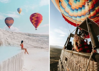 Pamukkale Hot Air Balloon Ride From Belek
